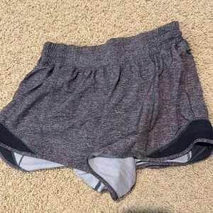 grey lululemon shorts